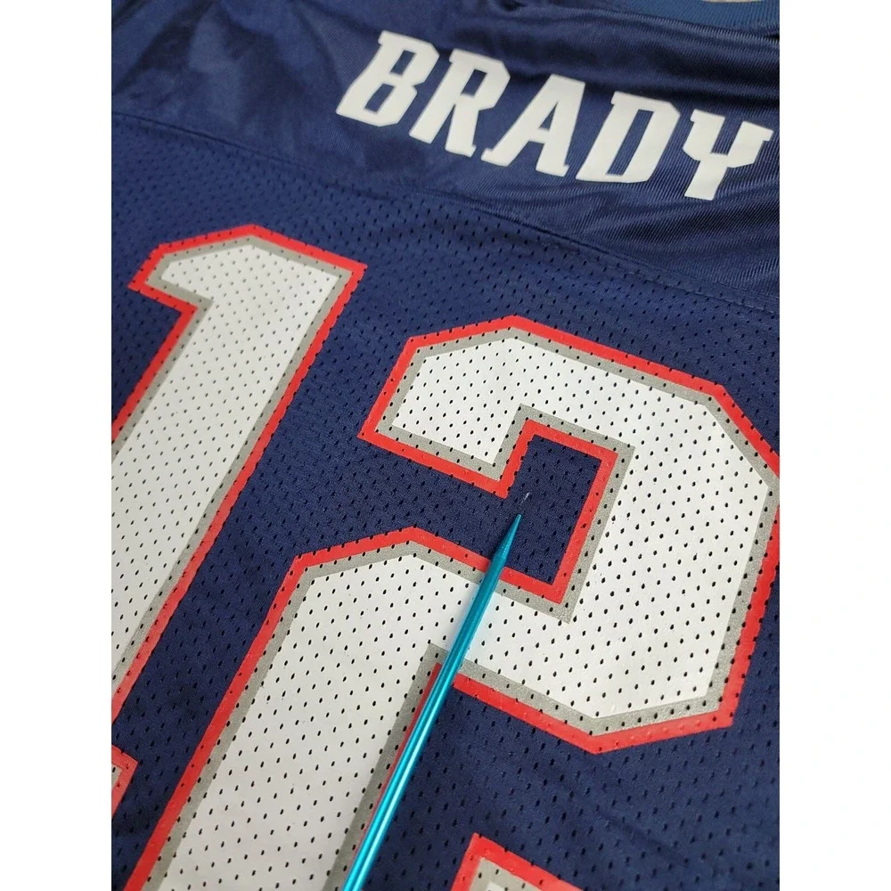 Tom Brady New England Patriots Jersey Reebok On Field Size XL Kids Youth NFL #12